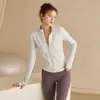 Ropa deportiva, Ropa de yoga, Chaqueta, Ajuste ceñido para mujer, Secado rápido, Top deportivo para correr, fitness, pilates, Ropa de ciclismo