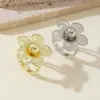 Anel de girassol de alta qualidade da moda transfronteiriça, anel de girassol aberto personalizado da moda estilo de rua