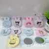 Espejo de Maquillaje Mini de Dibujos Animados Lindos Portátil para Niños Espejo Pequeño Plegable Portátil Corazón de Niña Niñas Espejo de Doble Cara Regalo
