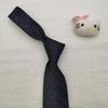 Patrón Bordado Corbata Retro Negocios Hombres Corbata de Vestir Profesional Estilo Coreano Fresco Casual Estilo Británico Tendencia de Caballero