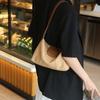 Bolso de Mujer de Cuero Genuino Bolso Dumpling Capa Superior Piel de Vaca Bolso para Ir al Trabajo a la Moda Versátil Bolso de Hombro Cruzado Avanzado Bolso de Axila