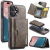 M6 Adecuado para Apple 16 Plus Funda protectora con cepillo antirrobo para iPhone 16 Plus Funda magnética dividida para teléfono