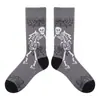 Calcetines de Algodón Europeos y Americanos para Nuevos Productos Transfronterizos Calcetines de Media Caña Día de Muertos Español Calcetines de Calle Otoño e Invierno para Hombre Calcetines de Moda Festival de Fantasmas Nuevos Productos