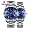 Chenxi/Chenxi Reloj de Cuarzo Casual para Pareja Electrónico 006B Reloj de Pulsera Reloj con Movimiento de Cuarzo Doméstico