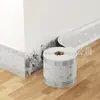 Fábrica de comercio exterior transfronterizo al por mayor azulejo imitación mármol PVC zoclo autoadhesivo línea de cintura tira decorativa pegatina de zoclo