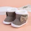 Inverno 3 tubo longo um mês de idade sapatos de algodão do bebê outono meninos e meninas sapatos de bebê bebê tubo alto sapatos de sola macia crianças