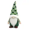 Decorações de Festival Irlandês, Estatuetas de Gnomos Tricotados, Decorações de Cena de Festa, Enfeites de Mesa, Presentes de Feriado