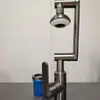 Grifo de acero inoxidable para lavabo, lavabo, agua fría y caliente, inodoro doméstico, lavabo, mueble de baño, grifo para lavabo