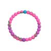 Pulseiras de Contas de Silicone Atacado do Fabricante Cor Mista Transparente Versátil Joia de Casal Pulseira de Cordão de Contas um Item Essencial para Casais
