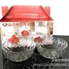 Juego de seis piezas de tazón de diamante, juego de dos piezas de tazón de cristal de cola de fénix, juego de cuatro piezas, regalo de ventas al por mayor