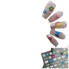 Estilo Japonés Popular Lindo Infantil Graffiti Pegatinas para Uñas ins Dibujos Animados Cachorro Gato Cereza Lazo Pegatinas para Uñas