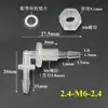 Conector de Cotovelo de Plástico Atravessante de Painel, Cotovelo Conector de Partição Perfurada para Aquário Tanque de Água, Conector de Tubo Flexível com Porca