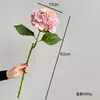 Flores Artificiales de Alta Gama con Tacto Realista y Efecto Hidratante, Hortensias en Color Café, Hortensias Vintage, Adecuadas para Decoración de Bodas en Hoteles y Casas de Huéspedes y Habitaciones Modelo