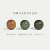 Pulseira de Contas Budistas de Sândalo Verde Natural Estilo Étnico Sândalo Tassel de Mão Acessórios Hanfu Pulseira de Joia para Homens e Mulheres