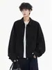 Chaqueta Bomber Retro Americana con Solapa para Hombre y Mujer Otoño Tendencia Marca Patchwork Chaqueta de Trabajo High Street Holgada Ropa Deportiva Top