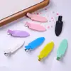Pinzas para el pelo de color macarrón gelatina populares de 6 cm, pinzas de pico de pato al por mayor, accesorios para pinzas de pelo de pegamento de crema DIY
