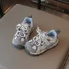 Zapatos tipo 'Dad Shoes' para Niña Pequeña, Zapatos de Caminar Antideslizantes para Exteriores, Nuevo Estilo Otoño, Zapatos Deportivos Ligeros y Transpirables para Niños, Zapatos Casuales