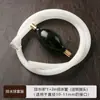 Tubería de drenaje universal para bandeja de té, accesorios de tubería de drenaje de silicona de gran diámetro de baquelita, tubería de salida de mesa de té, tubería de aguas residuales anticongelante