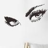 Fábrica comercio exterior personalidad belleza ojos dormitorio sala de estar porche decoración del hogar pegatinas de pared autoadhesivas venta al por mayor transfronteriza