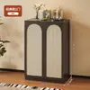 Aparador Contra la Pared Integrado Moderno Minimalista Sala de Estar Gabinete de Té Gabinete Estrecho de Almacenamiento Gabinete de Cocina Gabinete de Almacenamiento