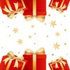 Escena de Atmósfera de Regalo de Navidad 2027 Pegatinas Electrostáticas para Vidrio de Ventana Decoración de Tienda Calcomanías para Ventana