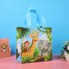 Bolsa de Compras de Dibujos Animados Linda Transfronteriza No Tejida Bolsa de Empaque para Llevar Bolsa Tote de Regalo para el 61 Cumpleaños para Niños y Estudiantes