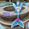 Princesa Sirena con Alas Extraíbles, Muñeca Barbie que se Ilumina, Muñeca que se Ilumina, Regalo para Niña, Juguete para Niños