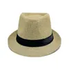 Suministros del Fabricante Sombreros de Jazz Versátiles, Fedoras de Color Sólido Estilo Británico, Sombreros de Paja de Papel Personalizados para Hombre y Mujer con Ala Enrollada Estilo Pareja