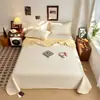 Juego sencillo de tres piezas para cama antideslizante, reversible con un lado de algodón puro y el otro de forro polar, adecuado para todas las estaciones, se usa como sábana, cubrecolchón o manta de ocio