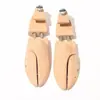 Soporte para zapatos de madera maciza de alta calidad, madera de loto, perno para zapatos, dispositivo de soporte para zapatos de expansión, zapatos de cuero ajustables, estilo antiarrugas y deformación.
