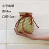 Cesta de Bambú Tejida Cesta Pequeña de Bambú Cesta de Espalda de Bambú Cesta de Bambú Pura Hecha a Mano Trampa para Peces Cesta para Flores de Hogar Infantil Cesta de Almacenamiento Decoración