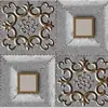 Pegatinas de Azulejos 3D de Imitación Transfronterizas, Pegatinas de Pared Decorativas 3D Autoadhesivas Impermeables de PVC para Baño con Imitación de Mármol Antiincrustantes