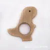 Suministro directo de fábrica palo para morder dientes de bebé Madera de haya diente calmar forma de animal palo para morder dientes morder música