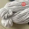 En stock color cuerda de algodón 5mm cuerda de algodón de ocho hebras cuerda hueca para cordón de ajuste diy cuerda tejida a mano cuerda de algodón de 8 hebras