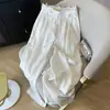 Pantalones Anchos de Nuevo Estilo Perezoso para Mujer Otoño Casual Petite Rectos de Encaje Reductores de Edad Adelgazantes de Línea A Finos Largos