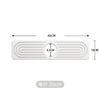 Estante de Almacenamiento para Grifo Transfronterizo con Alfombrilla de Tierra de Diatomeas Absorbente de Agua de Secado Rápido Alfombrilla Dura para Fregadero de Cocina Lavabo de Baño