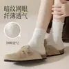 Meias Brancas para Mulheres, Primavera e Verão, Algodão Puro, Meias de Cano Médio, Meias Slouch Respiráveis de Malha, Estilo Ballet, Meias Longas Tendência