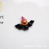 Acessórios de Resina de Morcego Abóbora Fantasma Vampiro de Halloween Grampo de Cabelo Anel DIY Acessórios Feitos à Mão para Halloween