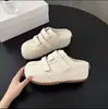 Zapatilla de Casa Lan Gui de 6 cm Invisible para Aumentar la Altura, Puntera Cerrada para Mujer, Adecuada para Usar al Aire Libre en Primavera y Verano, Pantuflas Versátiles Casuales Estilo Birkenstock para Personas Bajitas
