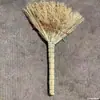 Escuela Mayorista Hogar Seda Dorada Sorgo Escoba Decorticada Blanqueada Escoba Escoba Tamaño Grande Hecho a Mano Hecho a Mano Escoba