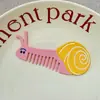 Novo Pente de Acetato com Desenho de Animal Divertido Pássaro Fofo Lagosta Pente de Cabelo Pente de Bolso Portátil Acessório de Cabelo