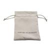 Bolsa de franela con cordón ajustable para guardar joyas, con estampado de corsé y tela para los ojos, de doble cara.