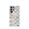 Superventas Europeo Estilo de Corte de Papel Macaron Patrón de Escamas de Pez S24 Funda Protectora de Doble Capa Estuche Estético para Teléfono GalaxyS26