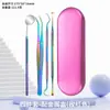 Instrumentos Odontológicos de Titânio Coloridos para Limpeza dos Dentes, Higiene Bucal, Instrumentos Odontológicos, Endoscópio, Sonda para Remover Cálculo Dental, Manchas e Tártaro
