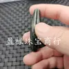 Pingente de Jade de Xizang Jade Serpentino Grande Pingente Lex Pulseira Colar de Pingente de Jade Verde Escuro Gota d'Água