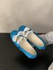 Zapatos Mary Jane de Satén y Encaje Suave Estilo Francés para Mujer con Aumento Interno de Altura, Zapatos de Cuero Poco Profundos de Punta Redonda 2025