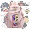 Mochila temática de Ladybug, con personajes como Ladybug, Reddy y Marinette, adecuada tanto para niños como para niñas, estudiantes de primaria y secundaria