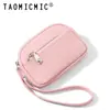 Estilo Coreano Lápiz Labial Estudiante Almacenamiento de Audífonos Billetera para Monedas Compacto Mini Llavero Colgante Multicolores Cartera de Mano