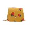 Mini Bolsa Quadrada Curta Estilo Coreano para Mulheres, Porta-Moedas Casual Novo Mini Estampado Estilo Coreano para Estudantes, Bolsa Feminina Personalizada