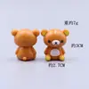 Urso de Desenho Animado Fofo Polvo Porquinho Menininha Sorvete Hambúrguer Acessórios de Boneca Enfeites